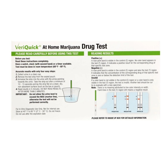 Veriquick Rapid Result At Home Drug Test NWT - Picture 2 of 3
